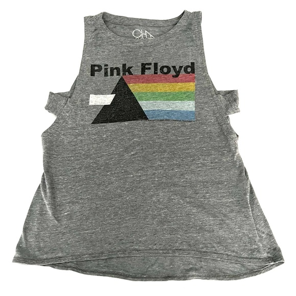 Pink Floyd Spectrum Tank Open Sides Gray Rainbow - Picture 2 of 4